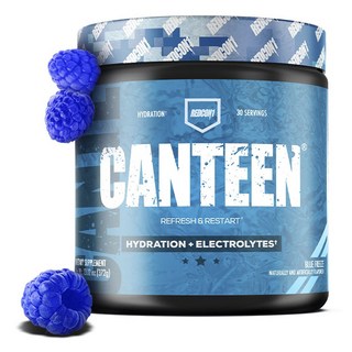 redcon1 Canteen 補水 + 電解質 冰藍口味, 1個, 372g