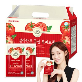 GNM자연의품격 갈아만든 국산 토마토즙, 25개, 100ml