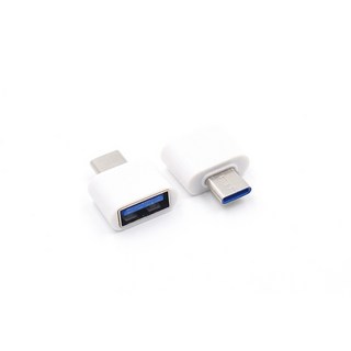 OTG轉接頭 Type-C轉USB3.0 手機平板讀取USB 高速OTG轉換器, 1個, 短版(白色)