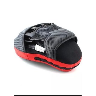 子甄彣璟 五龍弧形手靶 拳擊 跆拳道 散打 泰拳 武術訓練手靶 運動護具, 1個, 五龍-紅色單只