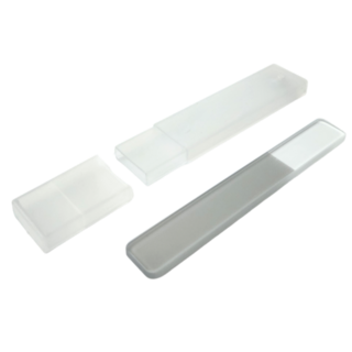 글라스 네일 파일 5p 유리 손톱 샤이너, 5개, 투명