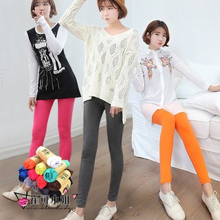 崔可小姐 糖果色彈力莫代爾棉九分內搭褲 GD0006