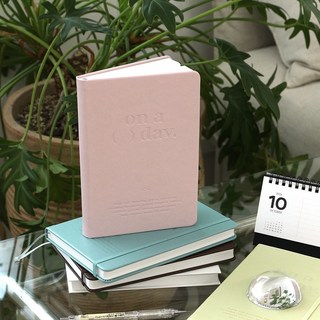 2026 온어데이 다이어리 위클리 양장 다이어리 날짜형 일기장 26년 업무용 회사 미니 다이어리, 기본_더스티핑크