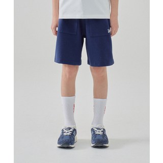 LEE 키즈 베이직 4부 저지팬츠 네이비 LK2502SO04NA