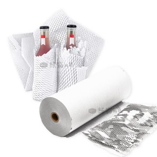 蜂巢紙 禮品包裝材料 環保緩衝保護 可回收多尺寸選擇, 白色, 1個