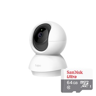 티피링크 Tapo C200 200만화소 가정용 실내 무선 카메라 원격회전 CCTV 홈캠, Tapo C200+6일이상녹화 64GB SD카드, 1개