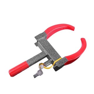 자동차 휠 잠금장치 타이어 자물쇠 주차 고임목 잠금, D. 고급형(11홀 초승달잠금)