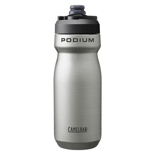 카멜백 포디엄 스틸 자전거 물통 모스 18oz, 532.3ml(18온스), 스테인리스, 스테인리스, 1개