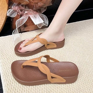 防滑夾腳涼拖鞋 沙灘人字拖 春季新款休閒平底鞋