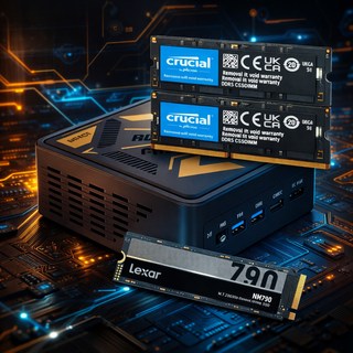 TOPE 迷你主機 AMD Ryzen™ 9 8945HS Radeon™ 780M 8核/16緒 迷你電腦, 黑金鷹, 標配32G+1T+Win11, 1TB, 32GB, Windows 11 家用版