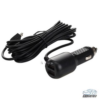 【逸品汽車百貨】雙USB行車紀錄器 導航充電線 3.5米 測速器 充電器 衛星導航電源線 MINI MICRO USB, 1個, MICRO直頭