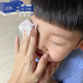 [유기농] 눈티슈 30매 아기 임산부 결막염 눈다래끼 꽃가루 알레르기 마이봄샘 눈곱, 1개, 30매입