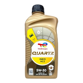 TOTAL QUARTZ INEO MC3 5W-30 合成機油，有效清潔引擎、延長壽命，平行輸入, 1L, 1瓶