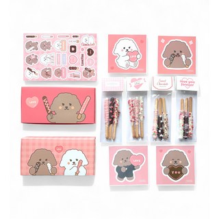 파베글라스 모카몽 막대과자 만들기 세트, 1세트, 모카몽 핑크 막대과자 만들기 세트