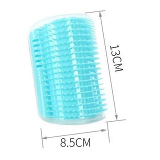 CATNIP 고양이 코너 마사지 브러 있는 자기 손질기는 간질이 부드러운 빗으로 얼굴을 문지릅니다 애완 동물 공급