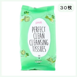 庶務客 prreti 綠意植萃卸妝紙巾 大容量卸妝巾 小包裝隨身卸妝棉 露營旅行必備, 1個, 1包-30p