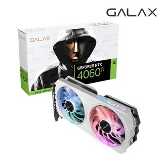 갤럭시 GALAX 지포스 RTX 4060 Ti EX WHITE OC D6 8GB