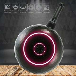 【Korea King】韓國製 Granite 蜂巢晶礦花崗岩不沾炒鍋28公分 適用IH爐洗碗機, 1個, 28cm