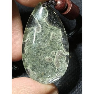 晶棋 水晶 白水晶 星光綠幽靈 龍牌 吊墜 項鍊