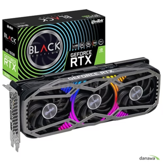 이엠텍 지포스 RTX 3080 BLACK EDITION OC D6X 10GB 블랙에디션