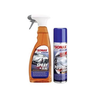 SONAX 舒亮 金剛鍍膜 極致防水鍍膜 公司貨 金剛鍍膜組 光澤 撥水, 1個, 金剛鍍膜+極致防水鍍膜