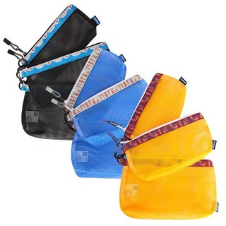 카부 KAVU 바유 비스타 3종 다용도 망사 가벼운 여행용 정리 화장품 보관 메쉬 파우치 가방