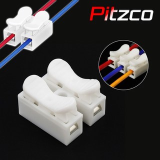 피츠코 전원 전선 연결 단자 커넥트 원터치 커넥터 2구, 1개