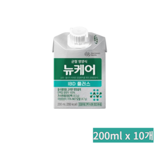 뉴케어 IBD 플러스 장 질환자용 단백가수분해 식품 (액상형), 200ml, 10개