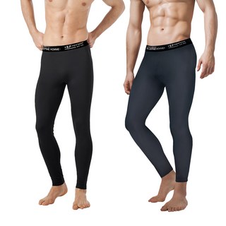 [빅사이즈 포함] 1+1 하누리 남성 겨울 따뜻한 내복 발열내의 기모 타이즈 2매 세트