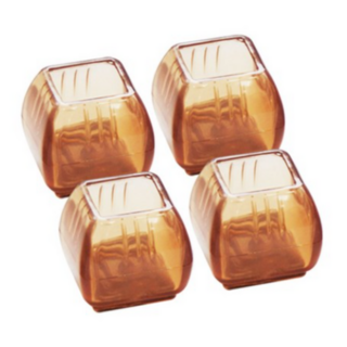 엘트리 투명 의자발캡 사각, 01 투명, 4개