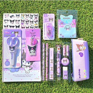 산리오 D+쿠로미문구세트 크리스마스 어린이 유치원 초등학생 단체선물세트, 1개, 쿠로미 D+문구세트