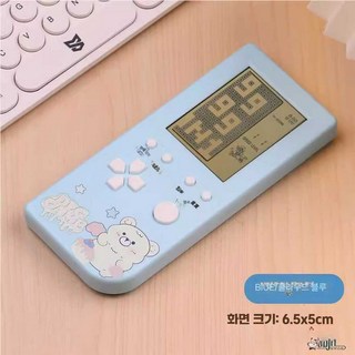 테트리스게임기 휴대용 소형 퍼즐 아케이드 오락실, 블루 베어 - 4.1인치 세로형, 1개