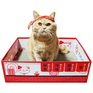 데코퐁 라멘 롱바디 세트 고양이 대형스크래쳐, 1개