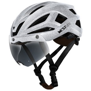 시그니처베이지 자전거 전기 전동 킥보드 고글 헬멧 YPZ128, 루미너스 화이트, 1개