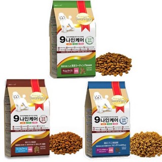 와와펫 나인케어 강아지 사료 6kg(3kgx2포) 작은알, 피부6kg 3kgx2개, 3kg, 2개, 양