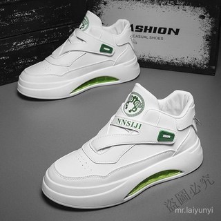 F夏季熱銷小白鞋男鞋運動鞋潮流百搭春季學生鞋新款運動鞋休閒厚底增高氣墊闆鞋AGGY
