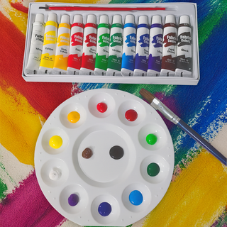 바떼레 패브릭 섬유 직물용 염색물감 12색, 12ml