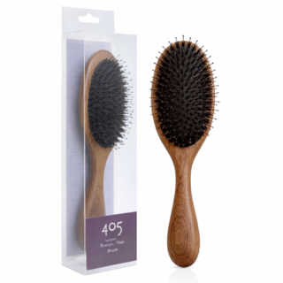 릴렉온 저자극 돈모 헤어 브러쉬, 1개, 브라운