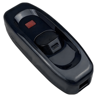 帶指示燈線上開關 翹板開關 檯燈線上開關 單切開關 中途開關 電器開關 家用開關 家電開關, 1個