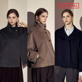 스테파넬 울캐시미어 하이넥 하프코트[런칭 가격 139 900원]