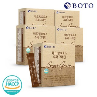 [보뚜] 테프 발효효소 슈퍼 그레인 30포 x 5박스, 90g