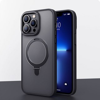 QITECH 磁吸支架防摔手機殼 適用於iPhone 15 14 系列 支援磁吸無線充電 氣囊防摔 Magsafe