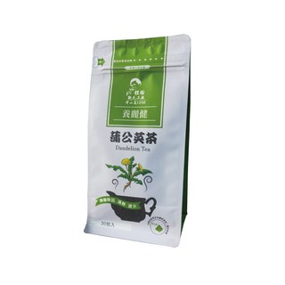 125K百茶 蒲公英茶 (無咖啡因/草本茶/養生茶/台灣製造), 3g, 1個, 30個裝