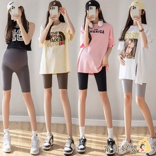 孕婦五分褲 托腹褲 舒適透氣 大尺碼