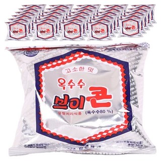 진한제과 옥수수 브이콘, 50g, 30개