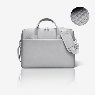 라라밤 올인 프리미엄 노트북 파우치 가방, 라이트 그레이, 1개