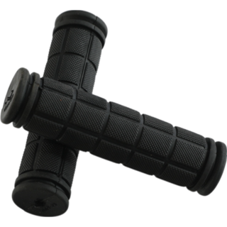 글로리존 자전거 고무 그립 손잡이, 검정, 2개