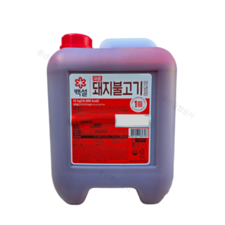 백설 매콤돼지불고기 양념장 10kg, 1개