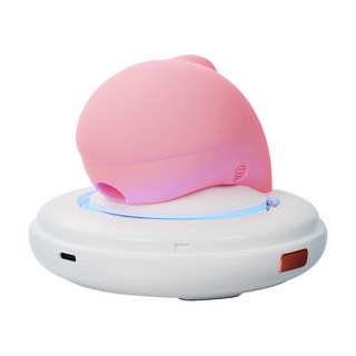 小海豚plus多功能筋膜槍：電暖按摩美顏小夜燈，電動按摩棒深層舒緩肌肉疲勞, 小海豚plus粉