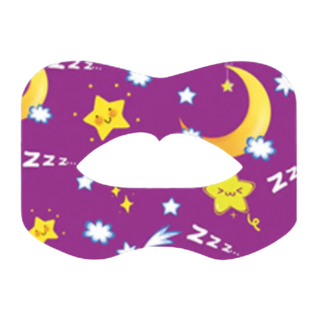 可愛星星月亮造型唇膜貼，柔軟親膚睡眠保濕護唇，防止口水外流, 成人款, 10個